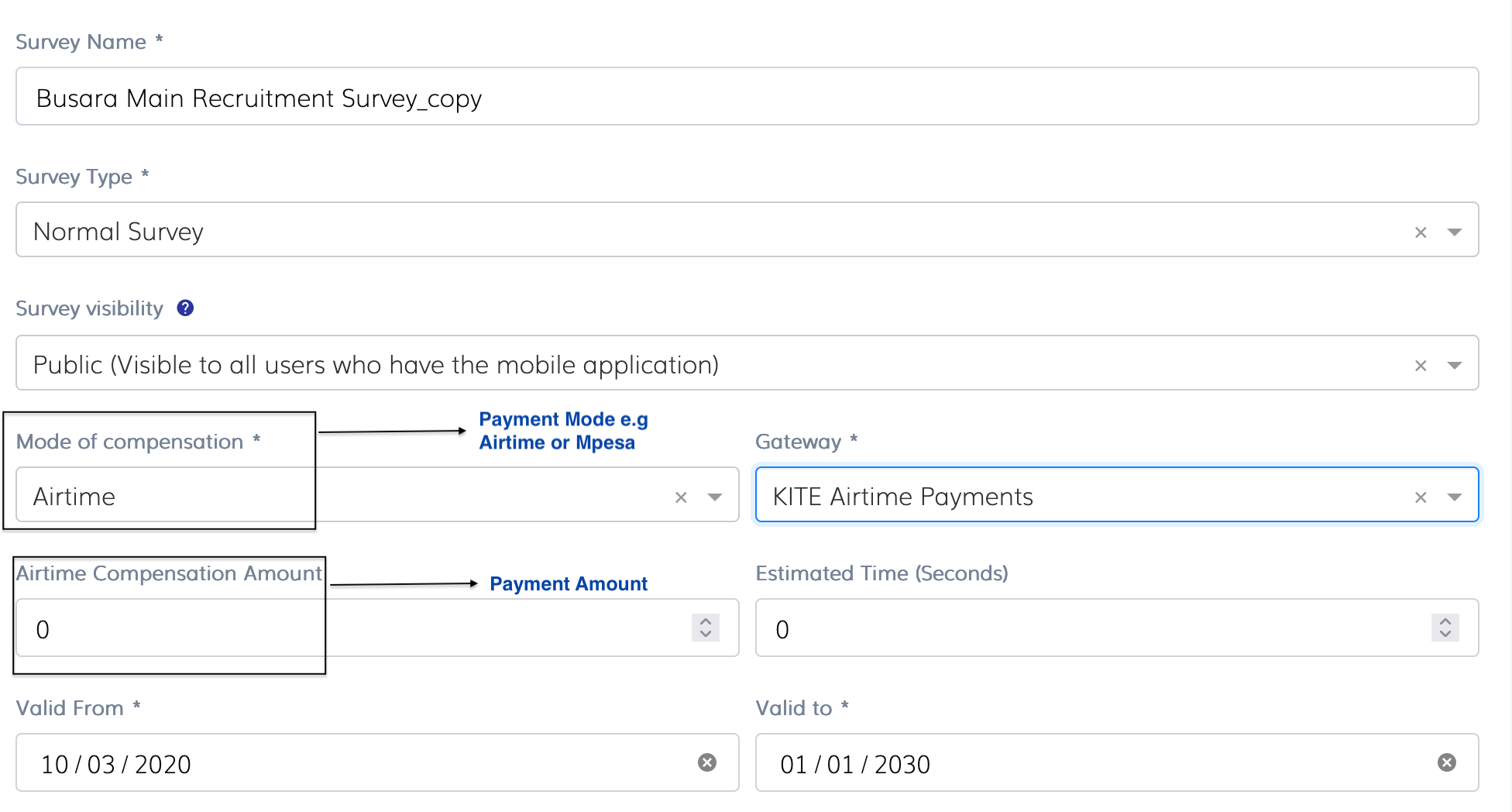 Adding payment