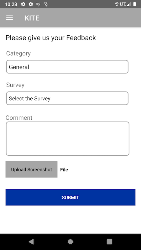 Provide feedback from participant